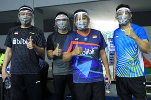 Tim pelatih ganda putra Indonesia.