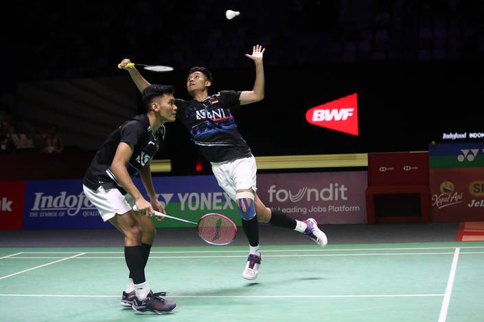 Bagas Maulana/Muhammad Shohibul Fikri (Djarum Badminton) Bagas Maulana/Muhammad Shohibul Fikri (Djarum Badminton)