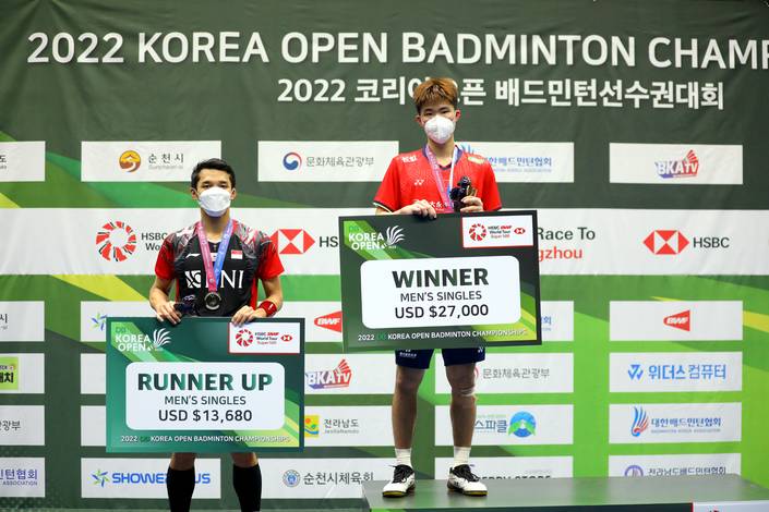 Jonatan Christie & Weng Hong Yang (Humas PP PBSI) Jonatan Christie & Weng Hong Yang (Humas PP PBSI)