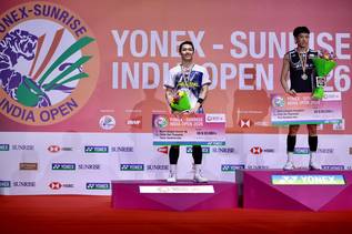Jonatan Christie & Lin Chun-Yi (Humas PP PBSI) Jonatan Christie & Lin Chun-Yi (Humas PP PBSI)