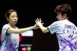 Jia Yi Fan/Zhang Shu Xian (Djarum Badminton/Edward Luhukay)