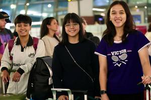 Meylisa Trias Puspitasari, Felisha Alberta Nathaniel Pasaribu, & Febriana Dwipuji Kusuma (Humas PP PBSI) Meylisa Trias Puspitasari, Felisha Alberta Nathaniel Pasaribu, & Febriana Dwipuji Kusuma (Humas PP PBSI)