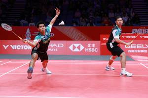 Sabar Karyaman Gutama/Moh Reza Pahlevi Isfahani (Humas PP PBSI)