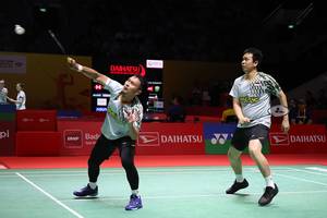 Mohammad Ahsan/Hendra Setiawan (Djarum Badminton/Edward Luhukay)