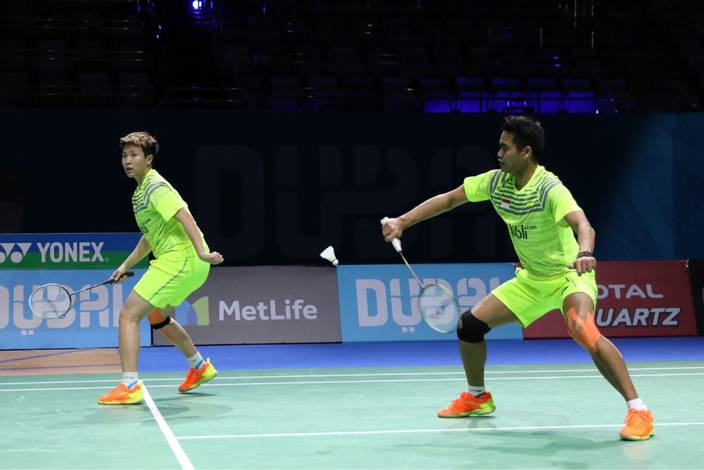 Tontowi Ahmad/Liliyana Natsir Pastikan Tiket Semifinal Dubai Superseries Finals 2017. (Foto: PBSI) Tontowi Ahmad/Liliyana Natsir Pastikan Tiket Semifinal Dubai Superseries Finals 2017. (Foto: PBSI)