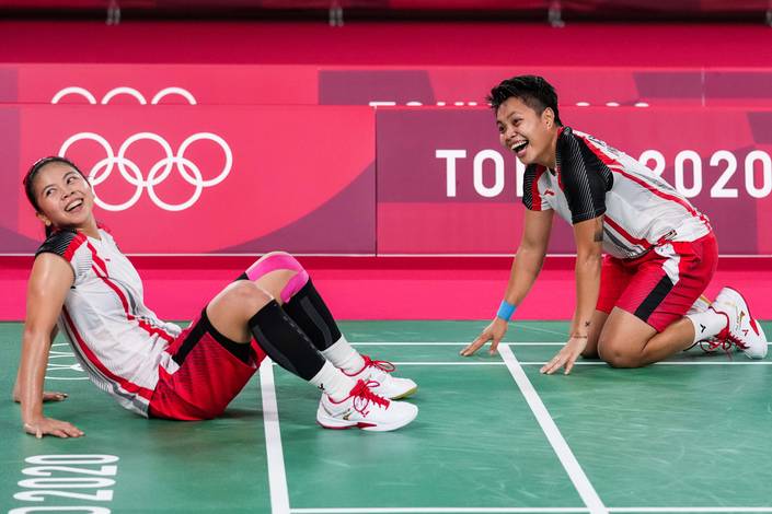 Greysia Polii & Apriyani Rahayu (Foto: BADMINTONPHOTO/Shi Tang) Greysia Polii & Apriyani Rahayu (Foto: BADMINTONPHOTO/Shi Tang)