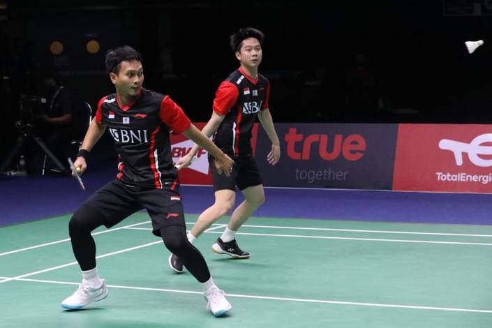 Mohammad Ahsan & Kevin Sanjaya Sukamuljo (Humas PP PBSI) Mohammad Ahsan & Kevin Sanjaya Sukamuljo (Humas PP PBSI)