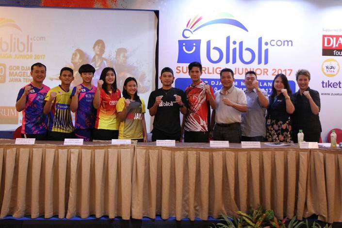 Suasana Press Conference Blibli.com Superliga Junior 2017 di Grand Artos Hotel & Convention, Magelang Suasana Press Conference Blibli.com Superliga Junior 2017 di Grand Artos Hotel & Convention, Magelang