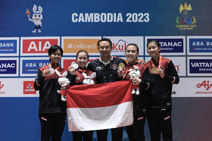Meilysa Trias Puspitasari/Rachel Allessya Rose, Eng Hian, & Febriana Dwipuji Kusuma/Amalia Cahaya Pratiwi (Humas PP PBSI) Meilysa Trias Puspitasari/Rachel Allessya Rose, Eng Hian, & Febriana Dwipuji Kusuma/Amalia Cahaya Pratiwi (Humas PP PBSI)