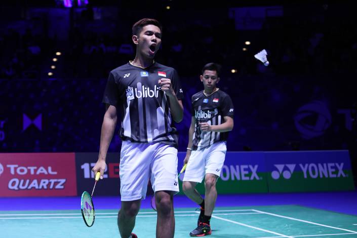 Ekspresi Fajar Alfian/Muhammad Rian Ardianto (Indonesia). Ekspresi Fajar Alfian/Muhammad Rian Ardianto (Indonesia).