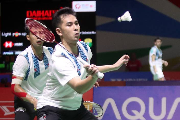 Sabar Karyaman/Mohammad Reza Pahlevi (Djarum Badminton) Sabar Karyaman/Mohammad Reza Pahlevi (Djarum Badminton)