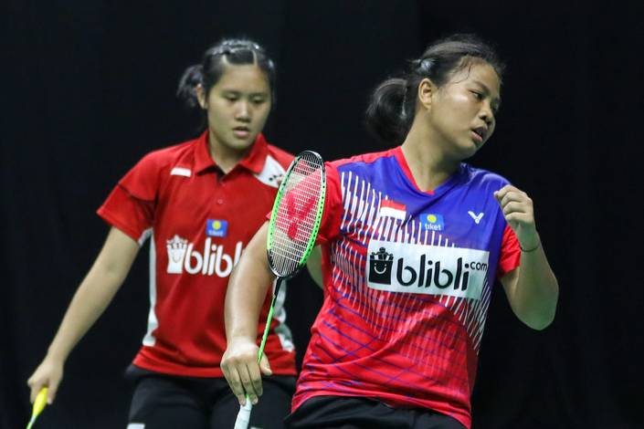 Selebrasi Jesita Putri Miantoro/Lanny Tria Mayasari. Selebrasi Jesita Putri Miantoro/Lanny Tria Mayasari.