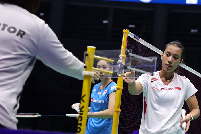 Hina Akechi & Mutiara Ayu Puspitasari (Humas PP PBSI)