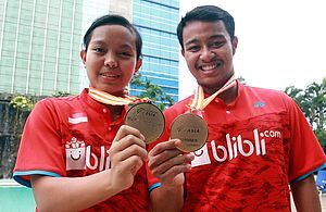 Rehan Naufal Kusharjanto/Siti Fadia Silva Ramadhanti. (Foto: PB Djarum)