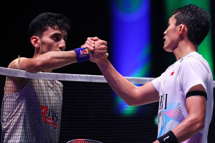 Lakshya Sen & Jonatan Christie (Humas PP PBSI) Lakshya Sen & Jonatan Christie (Humas PP PBSI)