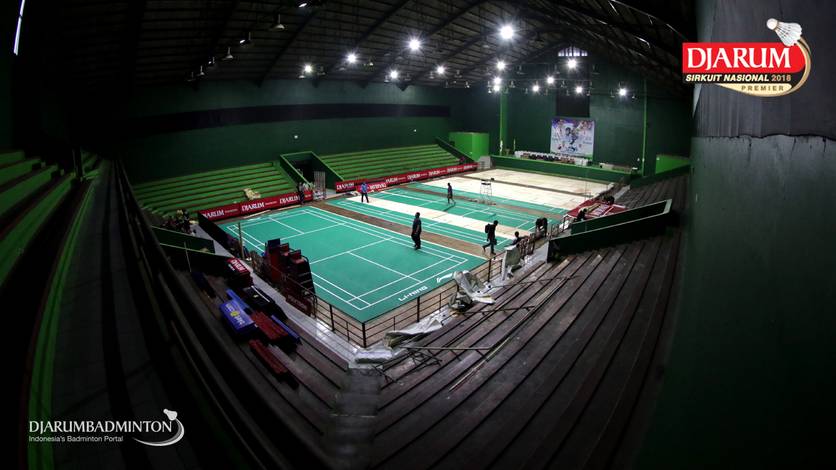 Suasana Persiapan GOR Susy Susanti, Tasikmalaya, Jawa Barat. Suasana Persiapan GOR Susy Susanti, Tasikmalaya, Jawa Barat.