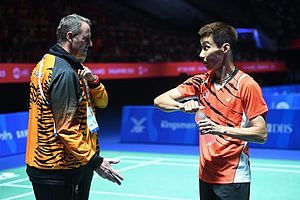 Lee Chong Wei dan Morten Frost
