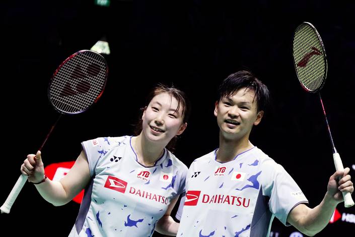 Arisa Higashino & Yuta Watanabe (Djarum Badminton) Arisa Higashino & Yuta Watanabe (Djarum Badminton)