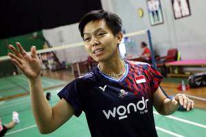 Siti Fadia Silva Ramadhanti (Djarum Badminton/Edward Luhukay)