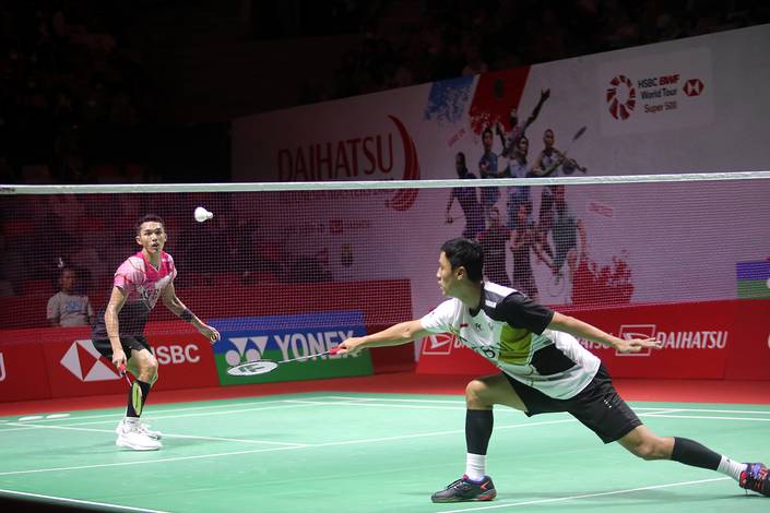 Jonatan Christie & Shesar Hiren Rhustavito (Djarum Badminton) Jonatan Christie & Shesar Hiren Rhustavito (Djarum Badminton)