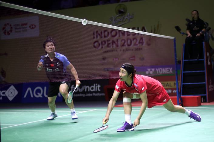 He Bing Jiao & An Se Young (Djarum Badminton) He Bing Jiao & An Se Young (Djarum Badminton)