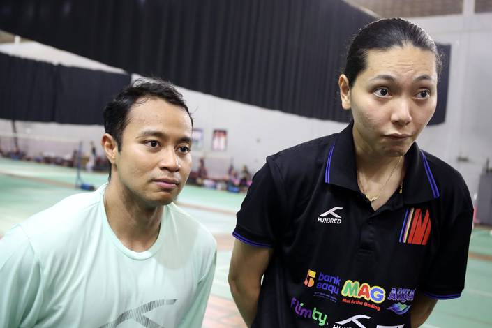 Rehan Naufal Kusharjanto/Gloria Emanuelle Widjaja (Djarum Badminton/Edward Luhukay) Rehan Naufal Kusharjanto/Gloria Emanuelle Widjaja (Djarum Badminton/Edward Luhukay)