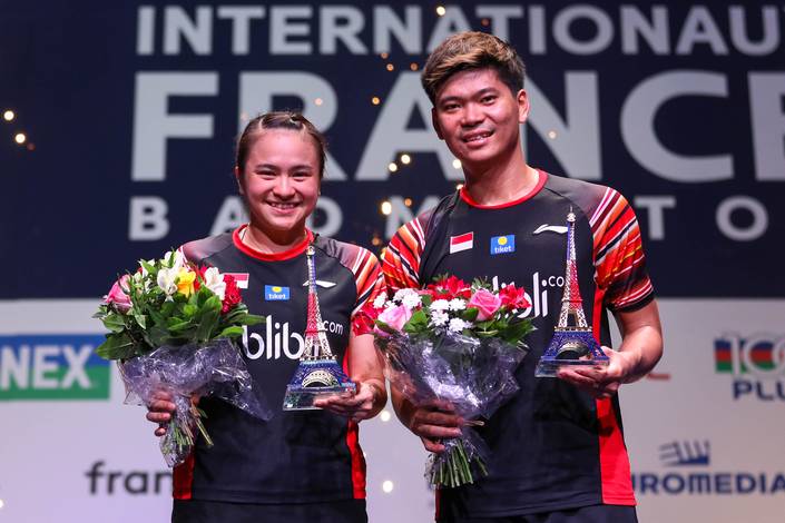 Praveen Jordan/Melati Daeva Oktavianti (Indonesia) juara French Open 2019 BWF World Tour Super 750. Praveen Jordan/Melati Daeva Oktavianti (Indonesia) juara French Open 2019 BWF World Tour Super 750.