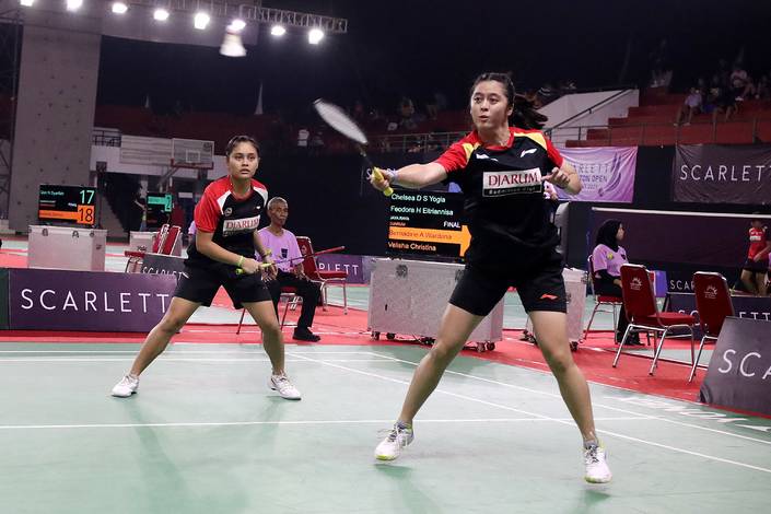 Bernadine Anindya Wardana/Velisha Christina (Djarum Badminton) Bernadine Anindya Wardana/Velisha Christina (Djarum Badminton)