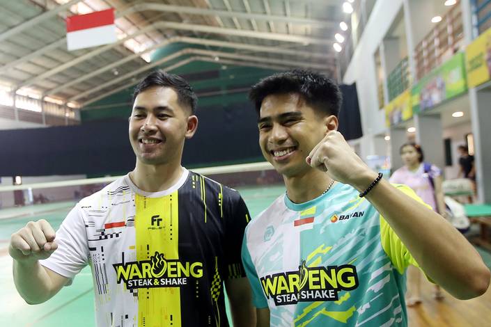 Moh Reza Pahlevi Isfahani & Sabar Karyaman Gutama (Djarum Badminton/Edward Luhukay)