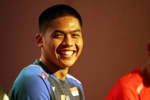 Moh. Zaki Ubaidillah (Djarum Badminton/Edward Luhukay)