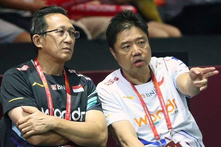 Thomas Indratjaja & Antonius Budi Ariantho (Djarum Badminton/Edward Luhukay)