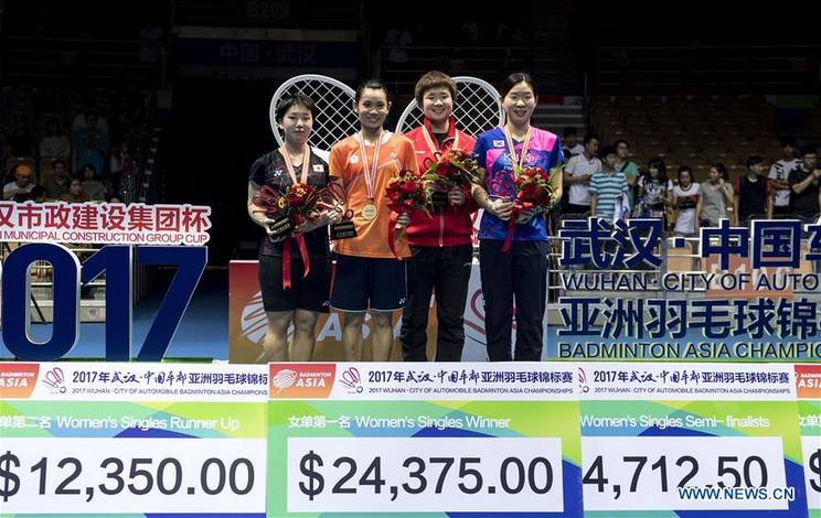 Podium BAC 2017 Tunggal Putri Tai Tzu Ying Podium BAC 2017 Tunggal Putri Tai Tzu Ying