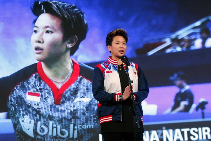 Liliyana Natsir (Djarum Badminton) Liliyana Natsir (Djarum Badminton)