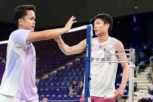Anthony Sinisuka Ginting & Chou Tien Chen (Humas PP PBSI)