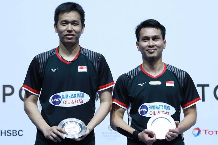 Hendra Setiawan/Mohammad Ahsan (Indonesia) juara New Zealand Open 2019 BWF World Tour Super 300. Hendra Setiawan/Mohammad Ahsan (Indonesia) juara New Zealand Open 2019 BWF World Tour Super 300.