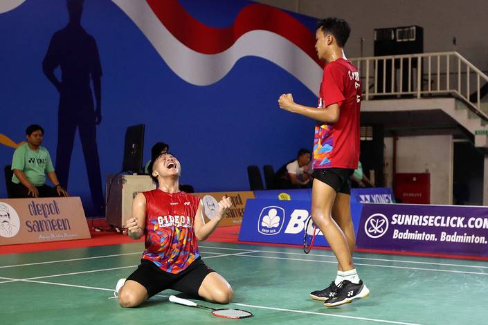 Christian Steven Refliano Oktavianus/Hebert Peter Arthur Runtu (Djarum Badminton/Edward Luhukay) Christian Steven Refliano Oktavianus/Hebert Peter Arthur Runtu (Djarum Badminton/Edward Luhukay)
