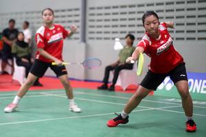 Halifia Usni Pratiwi/Selsi Josika (Djarum Badminton/Edward Luhukay)