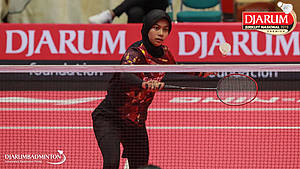 Dinar Dyah Ayustine (PB Pertamina Fastron) menyambut pengembalian.
