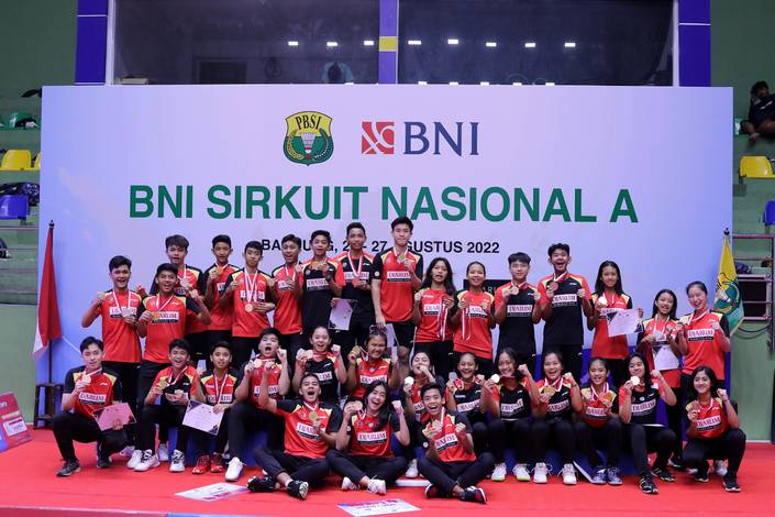 Skuad PB Djarum pada Sirnas A Jabar 2022 (PB Djarum)