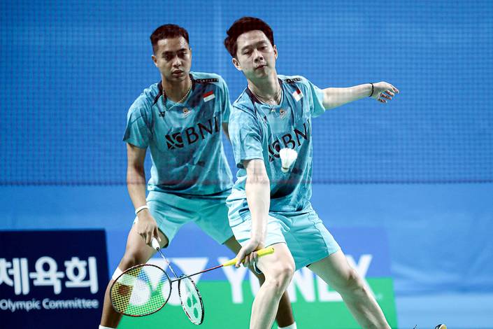 Kevin Sanjaya Sukamuljo/Rahmat Hidayat (Humas PP PBSI) Kevin Sanjaya Sukamuljo/Rahmat Hidayat (Humas PP PBSI)