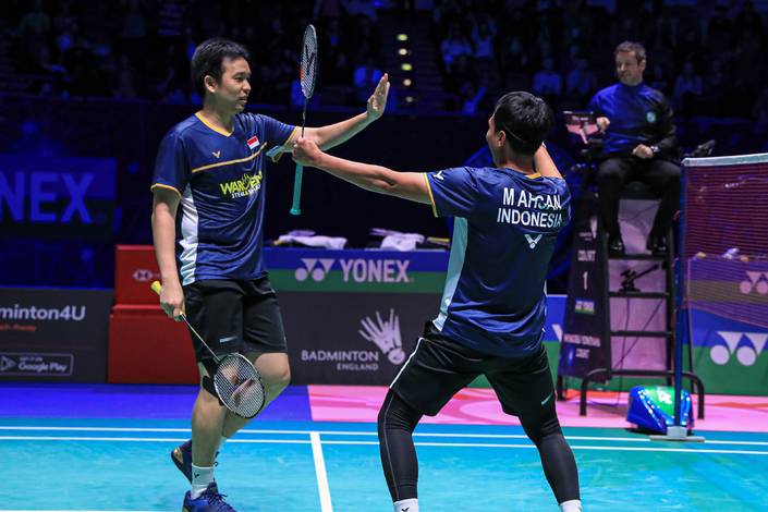 Hendra Setiawan & Mohammad Ahsan (Humas PP PBSI) Hendra Setiawan & Mohammad Ahsan (Humas PP PBSI)