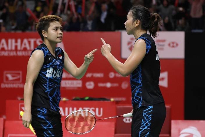 Greysia Polii/Apriyani Rahayu. Foto: PBSI Greysia Polii/Apriyani Rahayu. Foto: PBSI