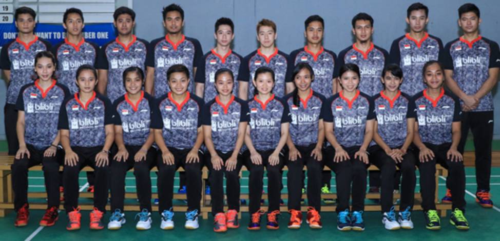 Tim Piala Sudirman 2017 Bersiap Latihan Perdana (foto: PBSI)