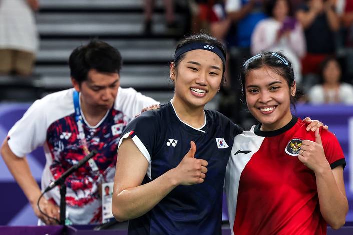 An Se Young & Gregoria Mariska Tunjung (PBSI/Badmintonphoto/Yohan Nonotte) An Se Young & Gregoria Mariska Tunjung (PBSI/Badmintonphoto/Yohan Nonotte)
