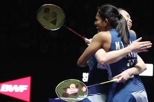 Pearly Tan/Thinaah Muralitharan (Djarum Badminton/Edward Luhukay)