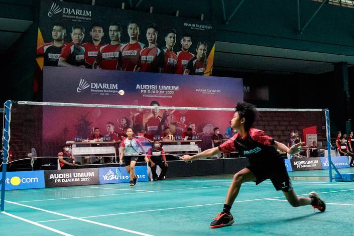 Suasana penyelenggaraan Audisi Umum PB Djarum 2022 di Kudus (Djarum Badminton) Suasana penyelenggaraan Audisi Umum PB Djarum 2022 di Kudus (Djarum Badminton)