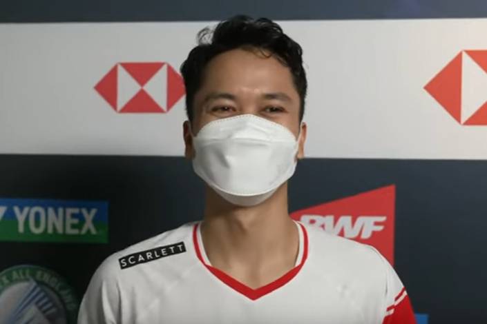Anthony Sinisuka Ginting (Tangkapan Layar BWF TV) Anthony Sinisuka Ginting (Tangkapan Layar BWF TV)