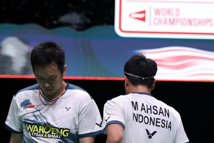 Hendra Setiawan & Mohammad Ahsan (Humas PP PBSI) Hendra Setiawan & Mohammad Ahsan (Humas PP PBSI)