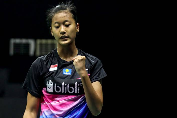 Selebrasi Putri Kusuma Wardani. Selebrasi Putri Kusuma Wardani.