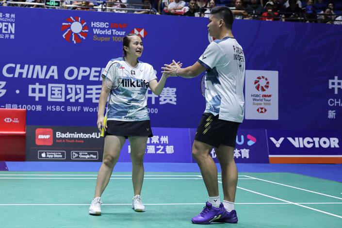 Melati Daeva Oktavianti & Praveen Jordan (Humas PP PBSI) Melati Daeva Oktavianti & Praveen Jordan (Humas PP PBSI)